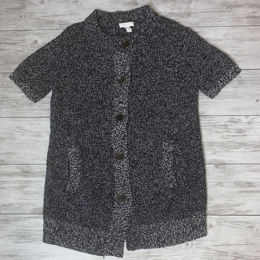 Charter Club Black / white Sweater PM